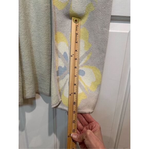 House of Sunny Hibiscus Aaron Knit Long Length Short Sleeve Top Women's 8US - Picture 11 of 16